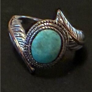 Silver and Turquoise Ring